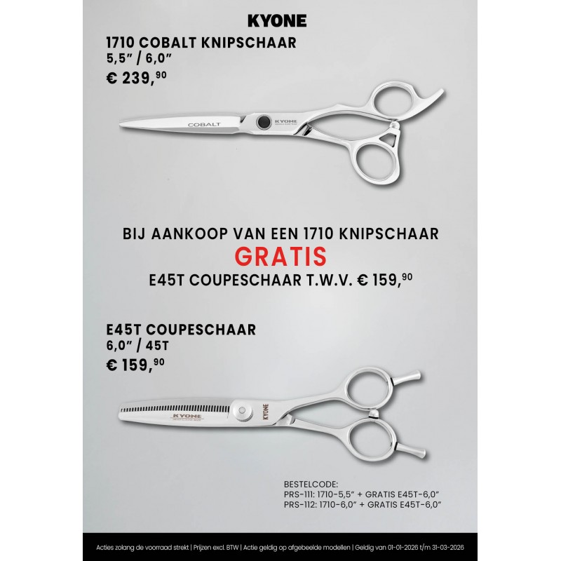 ACTIE SET 1710 5,5"KNIPSCHAAR COBALT MET GRATIS COUPESCHAAR 6.0"/E45T ACTIE SET 1710 5,5"KNIPSCHAAR COBALT MET GRATIS COUPESCHAAR 6.0"/E45T